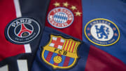 The Club Badges of the Four Champions League Semi Finalists