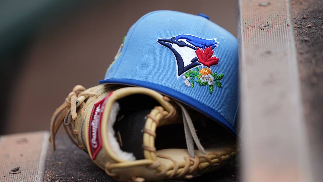 Toronto Blue Jays hat and glove Toronto Blue Jays hat and glove