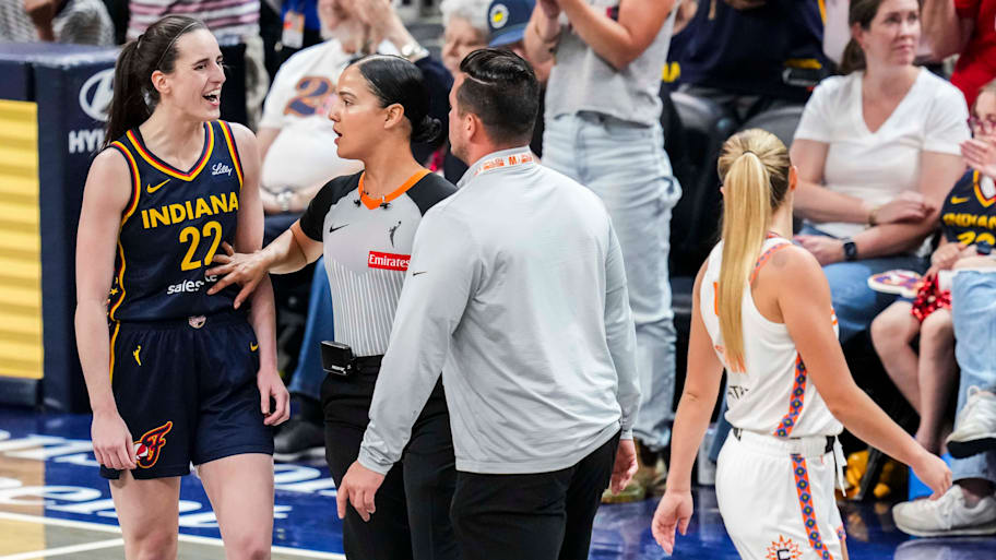 Three players were ejected from Tuesday's Fever-Sun game, which turned chippy in the second half.  | Grace Smith/IndyStar / USA TODAY NETWORK via Imagn Images