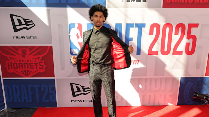 Dylan Harper arrives before the first round of the 2025 NBA Draft on Jun 25, 2025. Dylan Harper arrives before the first round of the 2025 NBA Draft on Jun 25, 2025.
