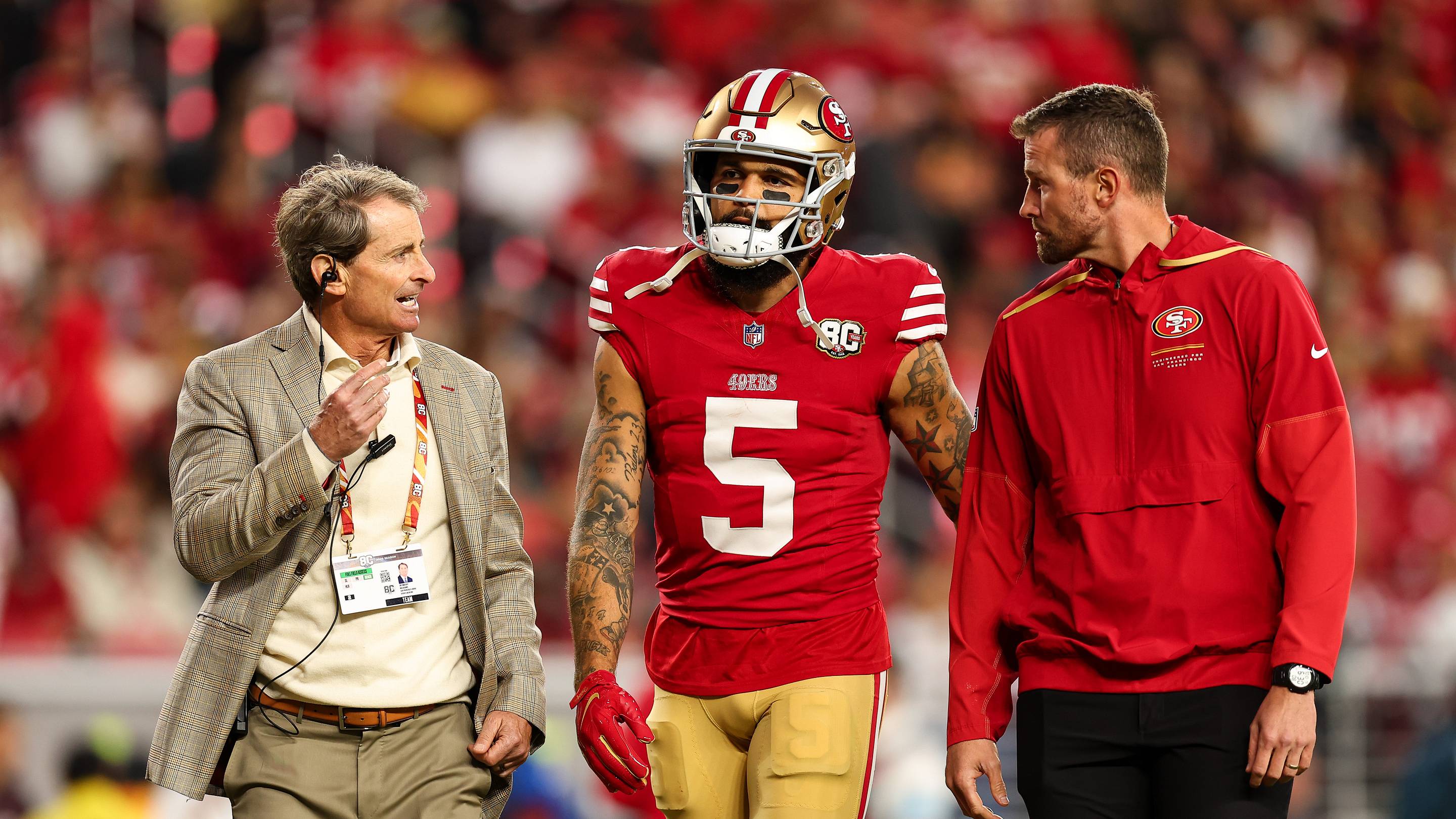 49ers wide receiver depth chart with Mike Evans and Deebo Samuel ruled out