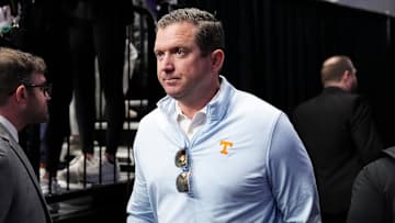Tennessee athletic director Danny White before a NCAA Tournament Sweet 16 game between the Lady Vols and Texas at Legacy Arena in Birmingham, Ala., on Saturday, March 29, 2025.