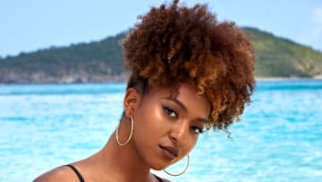 DiDi Richards was photographed by Laretta Houston in St. Thomas.