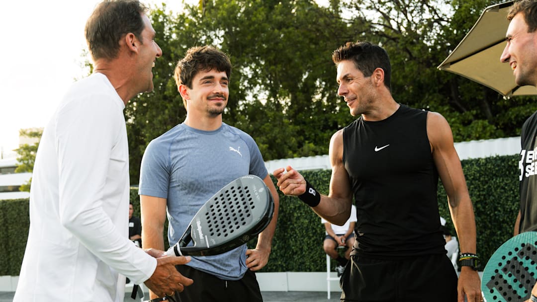 Charles Leclerc at Reserve Miami Seaplane on April 29, 2025.