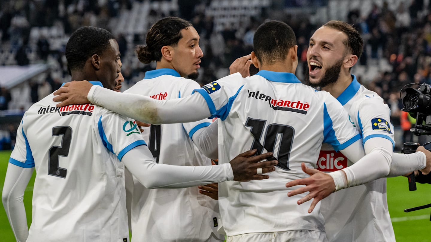 OM - Stade Rennais (3-0) : Marseille se qualifie pour les quarts de Coupe de France, les notes des Phocéens