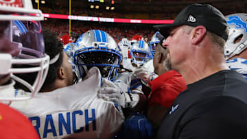 The Tampa Bay Buccaneers might benefit from Detroit Lions safety Brian Branch getting into a fight after the team’s loss to the Chiefs