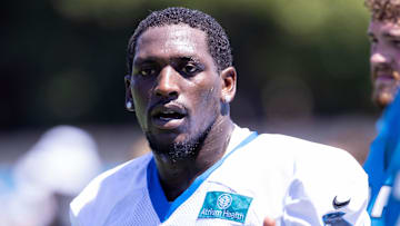 Carolina Panthers defensive lineman Tershawn Wharton