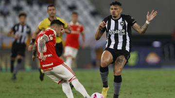 Tiquinho marcou o gol do Botafogo no último jogo, diante do Palmeiras