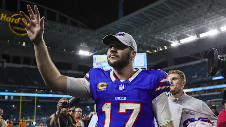 Allen walks off the field after the game against the Miami Dolphins.