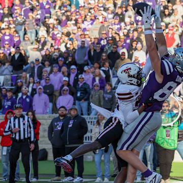 Kansas State Wildcats tight end Garrett Oakley (