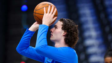 May 18, 2024; Dallas, Texas, USA; Oklahoma City Thunder guard Josh Giddey (3): Kevin Jairaj-USA TODAY Sports