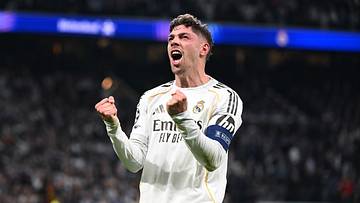 Federico Valverde a inscrit un beau doublé en première période face à Manchester City.