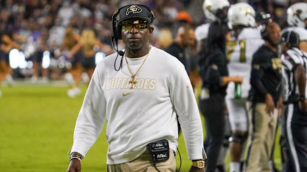 Deion Sanders Travis Hunter Colorado Buffaloes Big 12 Football TCU Horned Frogs Julian Lewis Jordan Seaton