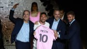 El jugador Lionel Messi con el Inter Miami.