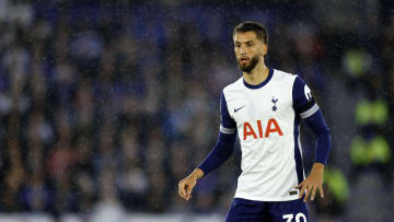 Bentancur in action against Leicester City before being forced off