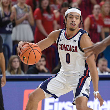 Gonzaga guard Ryan Nembhard participated in a pre-draft workout with the Sacramento Kings.