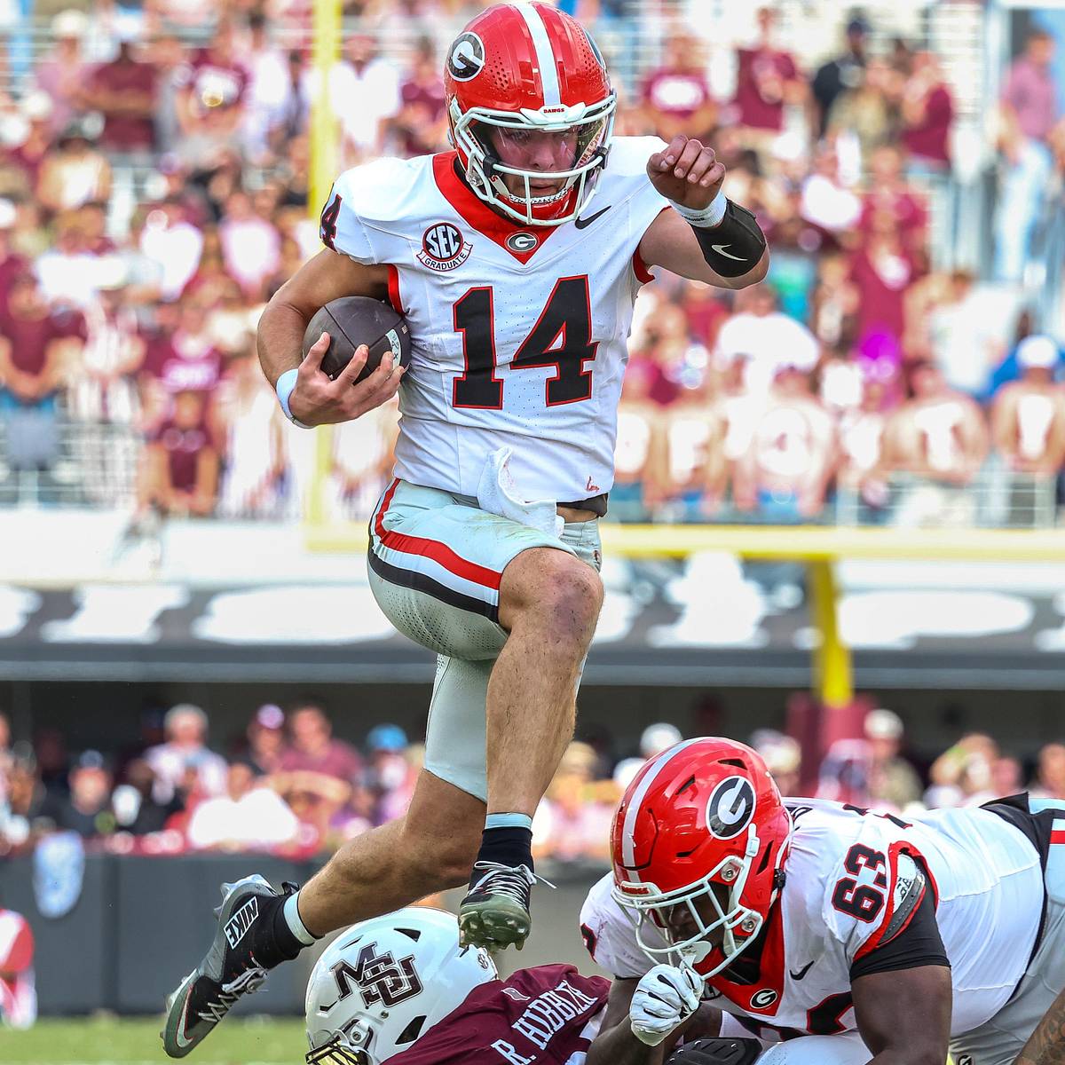 Image for FINAL: Georgia Bulldogs Handle Mississippi State on the Road