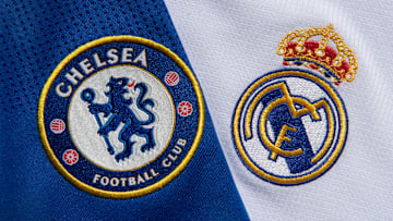 The Chelsea and Real Madrid Club Badges