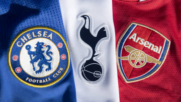 The Chelsea, Arsenal and Tottenham Hotspur Club Crests