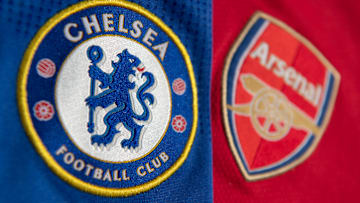 The Arsenal and Chelsea Club Badges