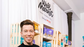 Shaun White, former professional snowboarder, enjoys his favorite Well Market snacks, now on shelves at CVS Pharmacy stores nationwide and on CVS.com. Photo Credit: Steven Piper
