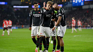 The Gunners eased to victory