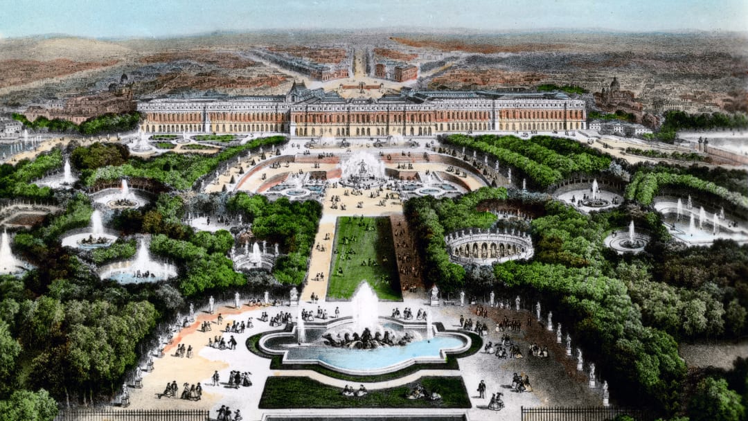 The Palace of Versailles, Paris, France, early 20th century.