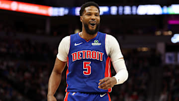 Detroit Pistons guard Malik Beasley (5).