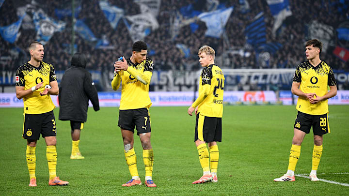 Enttäuschte Gesichter bei Borussia Dortmund