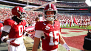 The Alabama Crimson Tide and quarterback Ty Simpson are favored to make the College Football Playoff.