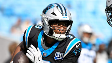 Carolina Panthers running back Raheem Blackshear