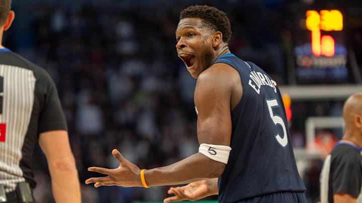 Anthony Edwards and the Timberwolves are onto the Western Conference semifinals, though their odds to win the title remain long. Anthony Edwards and the Timberwolves are onto the Western Conference semifinals, though their odds to win the title remain long.