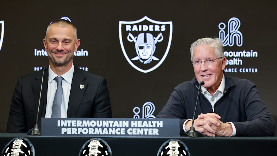 Las Vegas Raiders Introduce Pete Carroll As Head Coach, John Spytek As General Manager