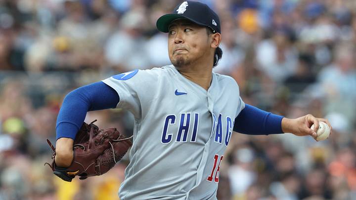 Jul 25, 2026; Pittsburgh, Pennsylvania, USA;  Chicago Cubs starting pitcher Shota Imanaga (18) delivers a pitch against the Pittsburgh Pirates during the first inning at PNC Park. Mandatory Credit: Charles LeClaire-Imagn Images