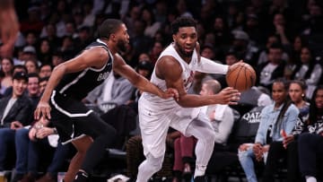 Donovan Mitchell, Cleveland Cavaliers and Mikal Bridges, Brooklyn Nets