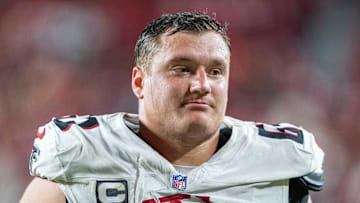 Atlanta Falcons guard Chris Lindstrom