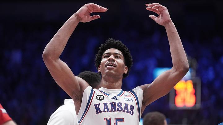Kansas Jayhawks forward Bryson Tiller (15) 