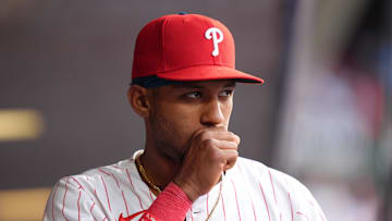 Philadelphia Phillies outfielder Johan Rojas.