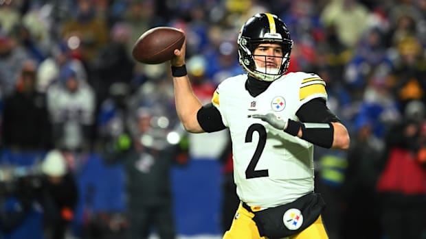 Steelers quarterback Mason Rudolph.