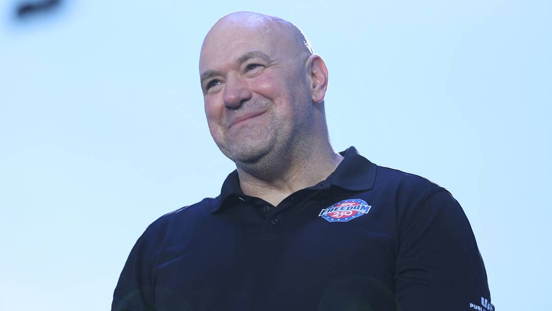 Jun 13, 2026; Washington, D.C., USA; UFC president and chief executive officer Dana White looks on during weigh-ins for the UFC Freedom 250 at The Ellipse. Mandatory Credit: Amber Searls-Imagn Images