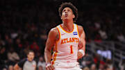 Jalen Johnson and the Atlanta Hawks are favored against the Toronto Raptors on Friday.