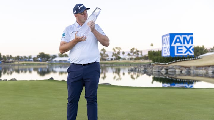 Sepp Straka won the 2025 American Express at La Quinta Country Club in Palm Springs. Sepp Straka won the 2025 American Express at La Quinta Country Club in Palm Springs.