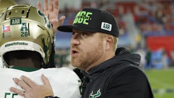 American Conference Commissioner Tim Pernetti said USF "is a program that Alex is pushing to compete at the highest level.” 