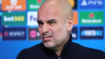 Manchester City Training Session And Press Conference - UEFA Champions League 2024/25 League Phase