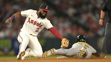 Oakland Athletics v Los Angeles Angels
