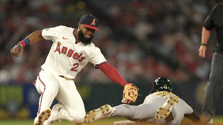 Oakland Athletics v Los Angeles Angels