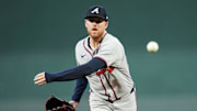 Atlanta Braves relief pitcher Aaron Bummer is officially done for the year