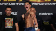 Ryan García y Óscar de la Hoya, su promotor de boxeo 