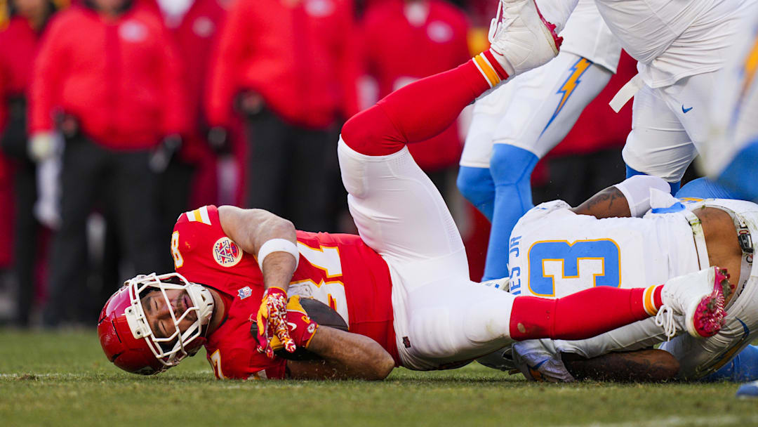 Travis Kelce and the Chiefs have been eliminated from playoff contention. 