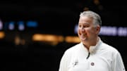 Purdue Boilermakers head coach Matt Painter smiles 